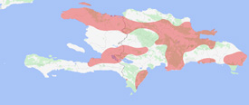 Range map of Amphisbaena manni